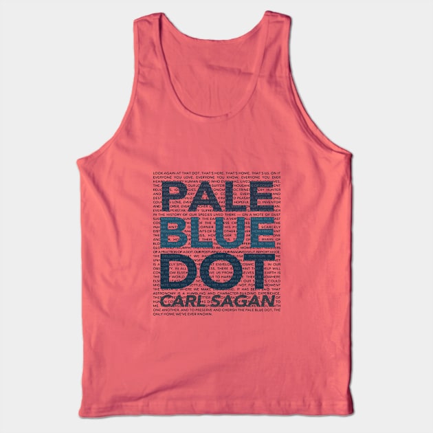 Pale Blue Dot Tank Top by priyankajones